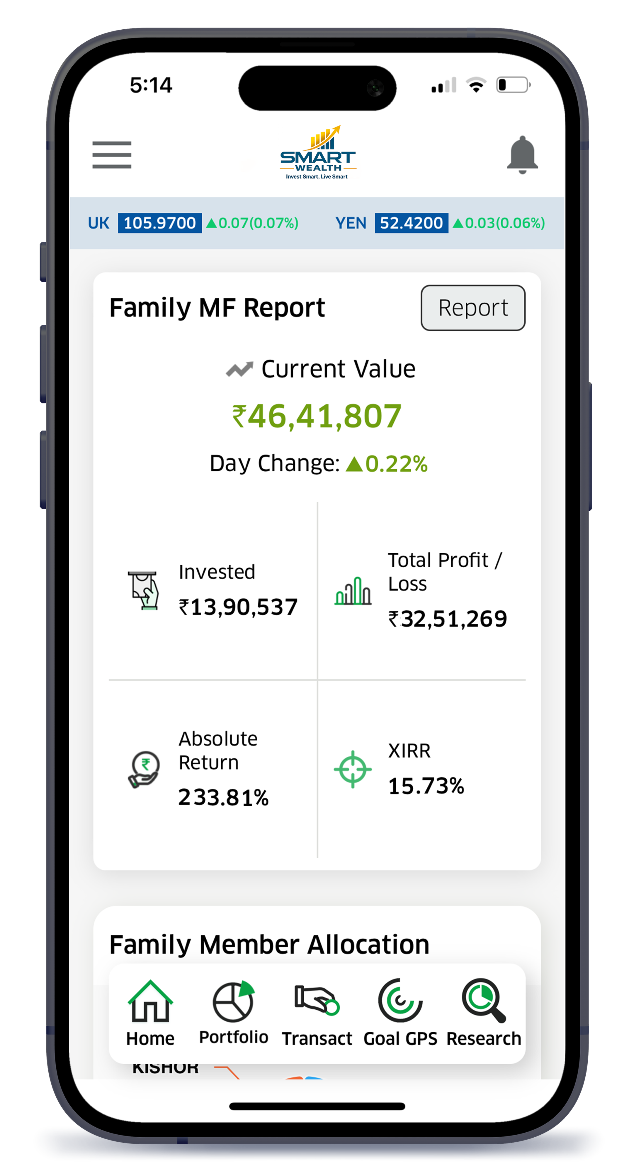 Mobile UI